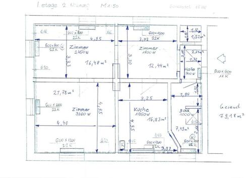 Foto - 2 Zimmer Etagenwohnung zur Miete in Rehden
