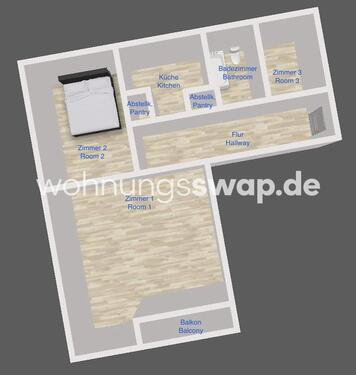 Foto - Wohnungsswap - 3 Zimmer, 73 m² - Friedenstraße, Berlin-12107