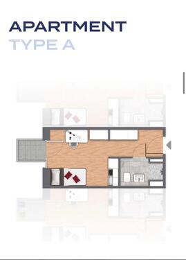 Foto - Gemütliche 1-Zimmer-Wohnung mit Balkon in Potsdam