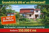 Foto - Grundstück mit Altbestand, bereit zur Neugestaltung