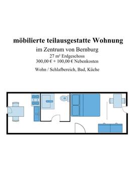 Foto - möblierte teilausgestattete Wohnung