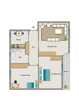 Foto - 3.5 Zimmer Etagenwohnung zur Miete in Essen
