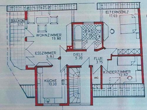 Foto - 95m² DG-Wohnung mit Balkon – Forchheim