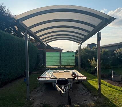 Foto - Carport Stahl Garage Unterstand Überdachung
