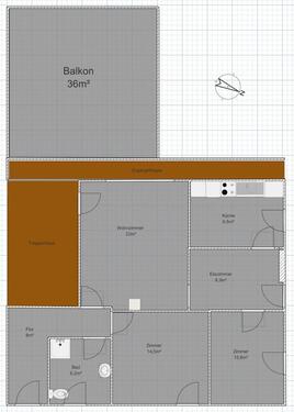 Foto - Modernisierte 3,5 ZKB Dielheim-Horrenberg 1050 € Kaltmiete
