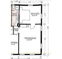zu vermieten: 2-Zimmer Wohnung 47 qm - Scheidegg