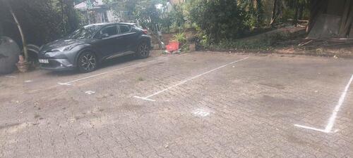 Foto - Parkplätze Nähe Schalker Arens, eingezäunt und videoüberwacht