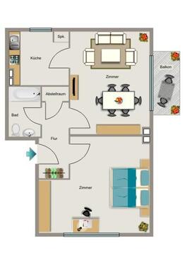 Foto - 2.5 Zimmer Erdgeschoßwohnung zur Miete in Neukirchen-Vluyn
