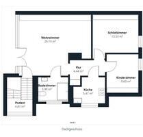 3-Zimmer-Dachgeschosswohnung in oberhohenried - Haßfurt