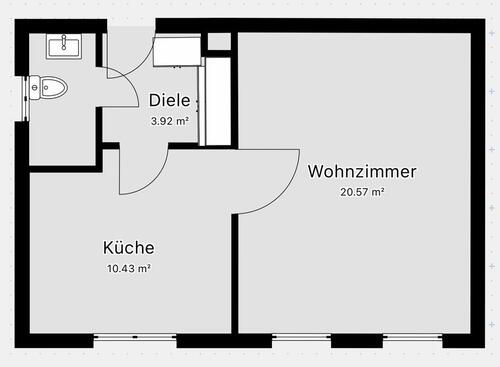 Foto - Perfekte Studentenwohnung im 1. OG in Bochum-Weitmar