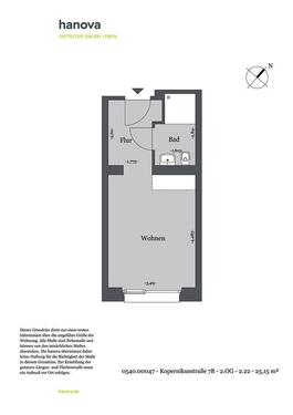 Foto - 1 Zimmer Etagenwohnung zur Miete in Hannover