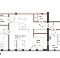 Zentrumsnahe Erdgeschosswohnung ca. 87 m² in 57258 Freudenberg