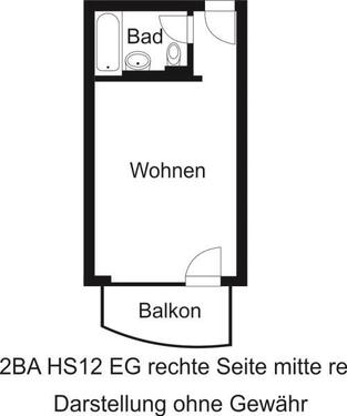 Foto - 1 Zimmer Erdgeschoßwohnung in Köthen (Anhalt)
