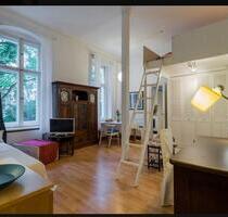 Möblierte 1-Zimmer-Altbauwohnung (55 m²) Wilmersdorf, zentral - Berlin Charlottenburg-Wilmersdorf