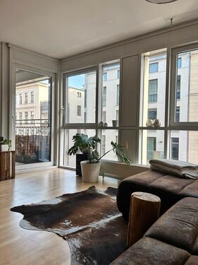 Foto - 2,5 Zimmer Wohnung Leipzig Zentrum, Balkon, helle Fensterfront