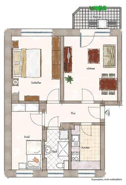 Foto - Etagenwohnung in Chemnitz