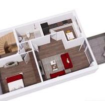 Charmante 2-Zimmer-Wohnung mit Balkon, Einbauküche, Stellplatz - Lingen (Ems) Damaschke