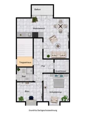 Foto - 3 Zimmer Dachgeschoßwohnung zur Miete in Übach-Palenberg