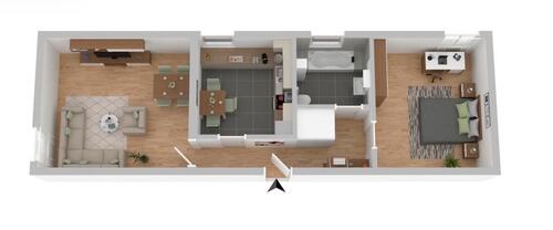 Foto - Provisionsfrei! Attraktive 2-Zimmer Wohnung