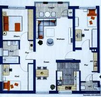 Wohnung Meschede 88qm + Garage - 785,00 EUR Kaltmiete, in Meschede (PLZ: 59872)