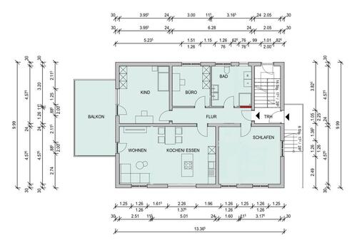 Foto - 4 Zimmer Etagenwohnung zur Miete in Weilburg