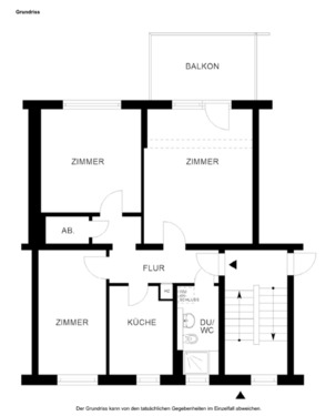 Foto - Energieeffiziente 3 Zimmerwohnung auf dem Laagberg, 73qm