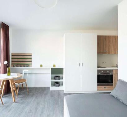 Foto - 1-Zimmer-Wohnung zur Miete - 630,00&nbsp;EUR Kaltmiete, ca.&nbsp; 23,00&nbsp;m&sup2;