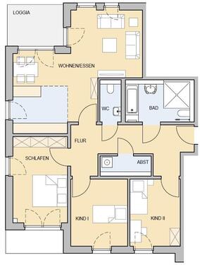 Foto - 4 Zimmer Erdgeschoßwohnung zur Miete in Braunschweig