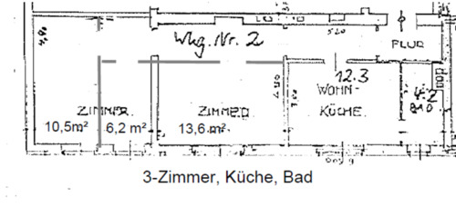 Foto - 2.5 Zimmer Hochparterre zur Miete in Neuruppin