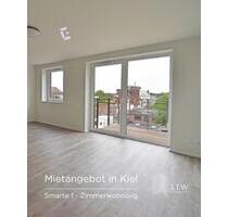 Helle 1-Zimmer-Wohnung mit Balkon in Kiel