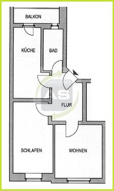 Foto - 2 Zimmer Etagenwohnung zur Miete in Zwickau