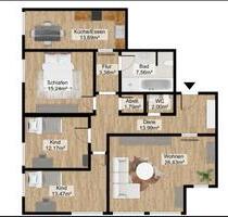 4-Zimmer Wohnung 2014 modernisiert 3 Außenstellplätze - Marbach am Neckar