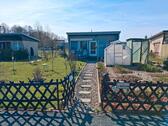 Foto - Kleingarten in Pirna Zuschendorf mit Gewächshaus