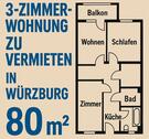 Foto - Helle 3-Zimmer-Wohnung mit Balkon & Stellplatz - LENGFELD