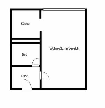 Foto - 1 Zimmer Etagenwohnung in Hattersheim am Main