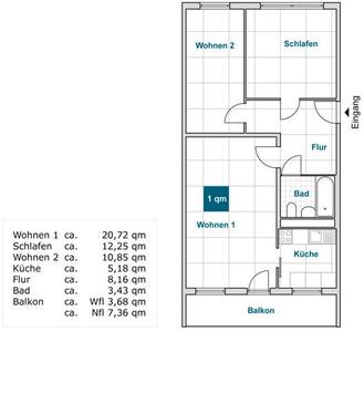 Foto - 3 Zimmer Etagenwohnung zur Miete in Dresden