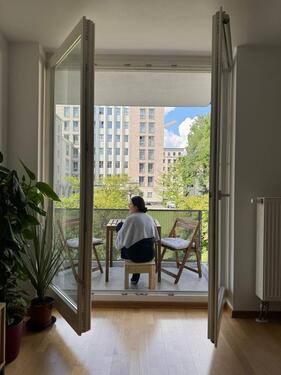 Foto - möbelierte T2 Wohnung Untermiete mit Balkon ab 1.11.25