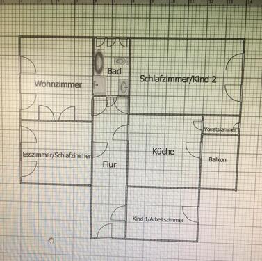 Foto - 4R. (125qm) Altbauwohnung mit Balkon ab 01.01.2026 zu vermieten!