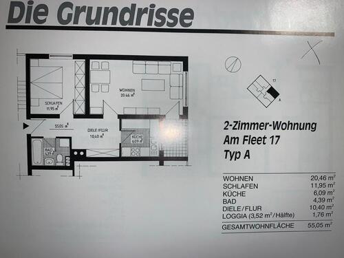 Foto - 2 Zimmer Etagenwohnung zur Miete in Wilster