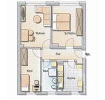 Wohnung 2R 51m2 3R 62m2 mit EBK, NEU SANIERT Geithain