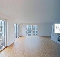 Moderne 3-Zimmer-Neubauwohnung mit Balkon und EBK im Neubauquartier 