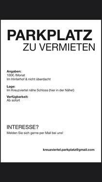 Foto - Parkplatz Kreuzviertel - 100,00 EUR Miete,