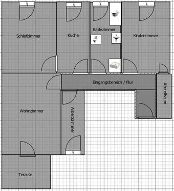 Foto - Wohnung 79qm Souterrain - 995,00&nbsp;EUR Kaltmiete, ca.&nbsp; 79,00&nbsp;m&sup2;
