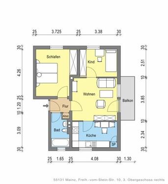 Foto - 3 Zimmer Etagenwohnung in Mainz