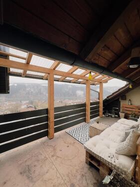 Foto - 2-Zimmer Dachgeschosswohnung mit Südbalkon - Blick über Obernzell