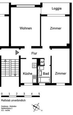 Foto - Etagenwohnung in Duisburg