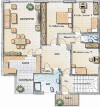 Foto - große 4-Zimmer Wohnung in Sundern-Hachen