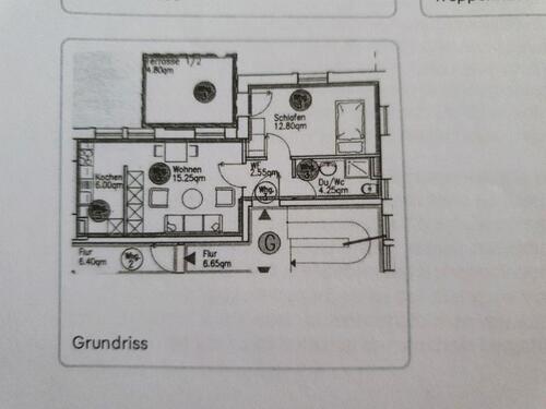 Foto - Schöne helle 2,5 Zimmer Wohnung mit TG-Stellplatz VS Innenstadt