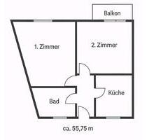 Freiburg-St.Geoegen Dachgeschosswohnung Schön gepflegt - Freiburg im Breisgau Lehen