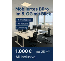Möbliertes Büro im 5. OG mit Ausblick – All Inclusive – Coworking - Berlin Tempelhof-Schöneberg